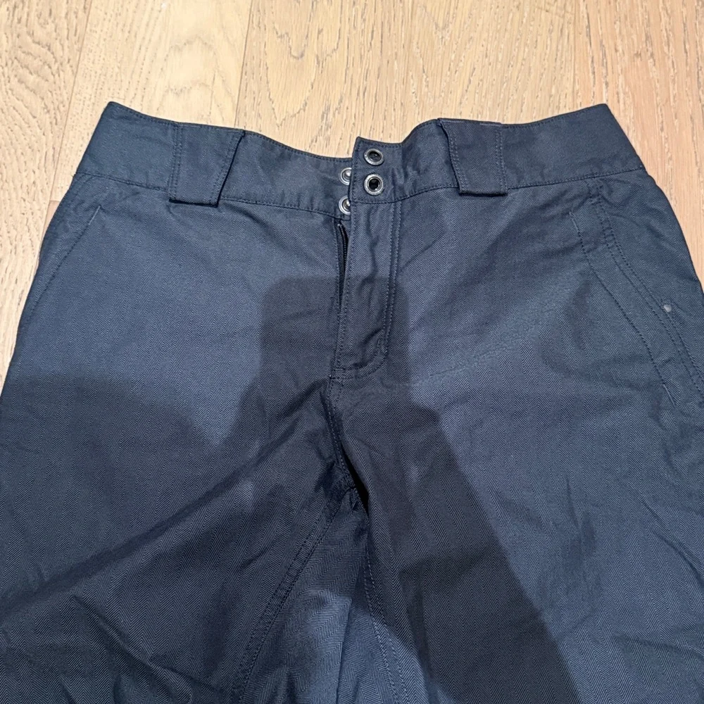 Columbia Women's Medium Snow Pants Dark Gray Winter Snowboard Ski Titanium Omni - Picture 2 of 5